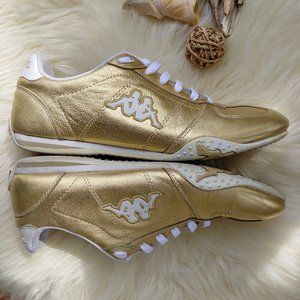 Flash Sale - RARE Kappa Gold Leather Sneakers (9 US)